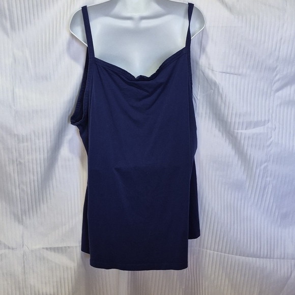 Navy Blue Sleeveless Top - Picture 3 of 7
